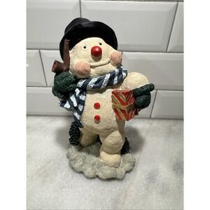 Windsor Collection‎ Snowman Gift 8 1/2" Collectible Christmas Décor